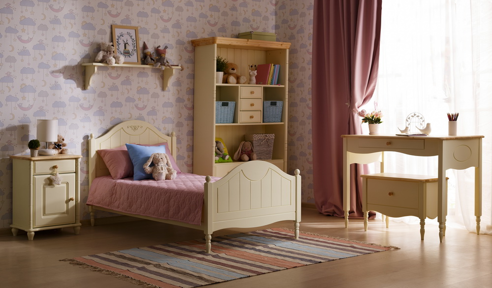 Стол письменный с ящиком сосна Айно №5