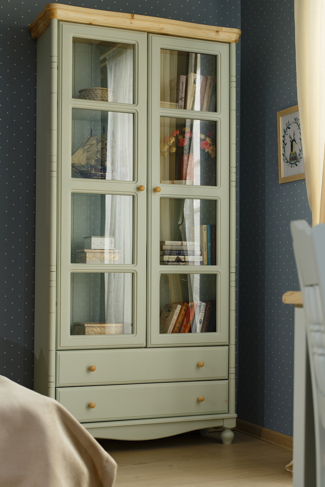 Шкаф книжный с ящиками Айно №3