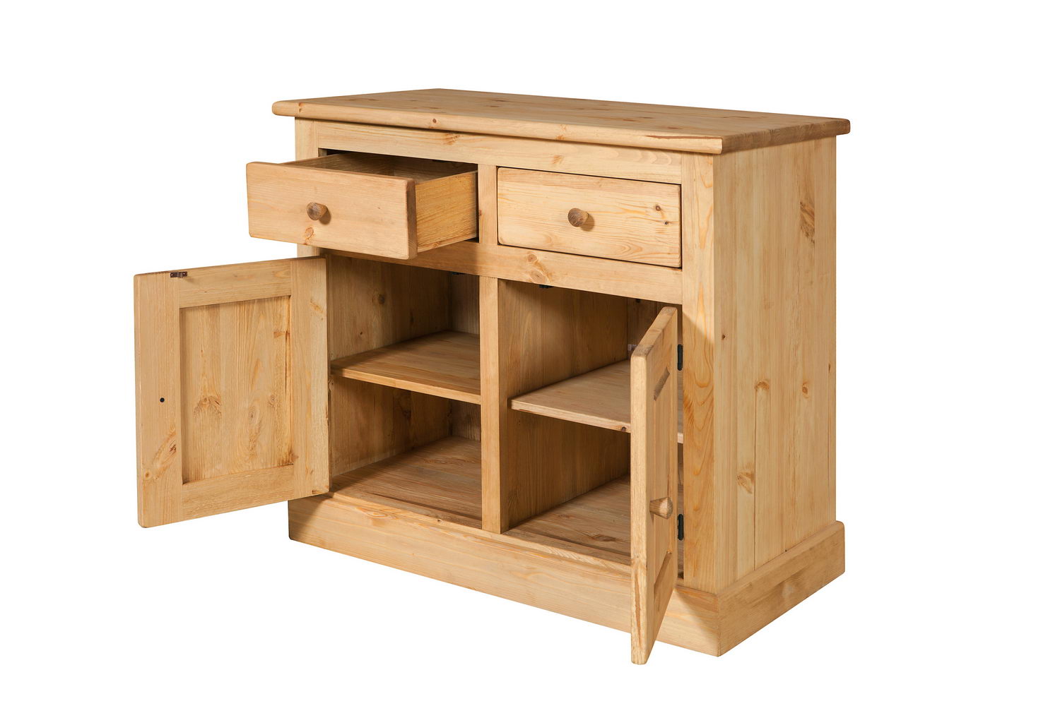  Комод с 2 ящиками сосна  Арль KLMB22