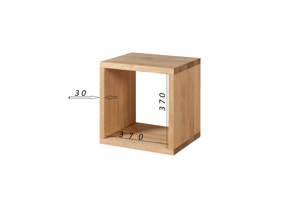 Стеллаж открытый Арль куб двойной 10 секций KCC10