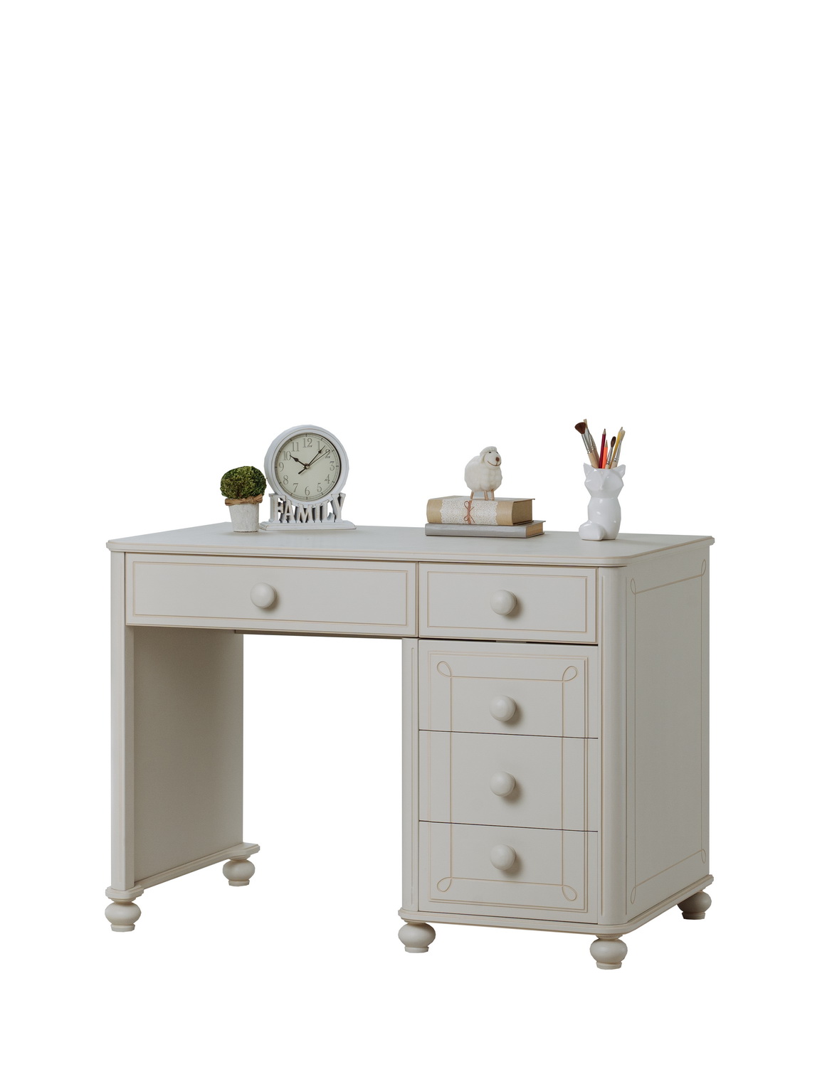 Стол 5 ящиков письменный Бетти №3