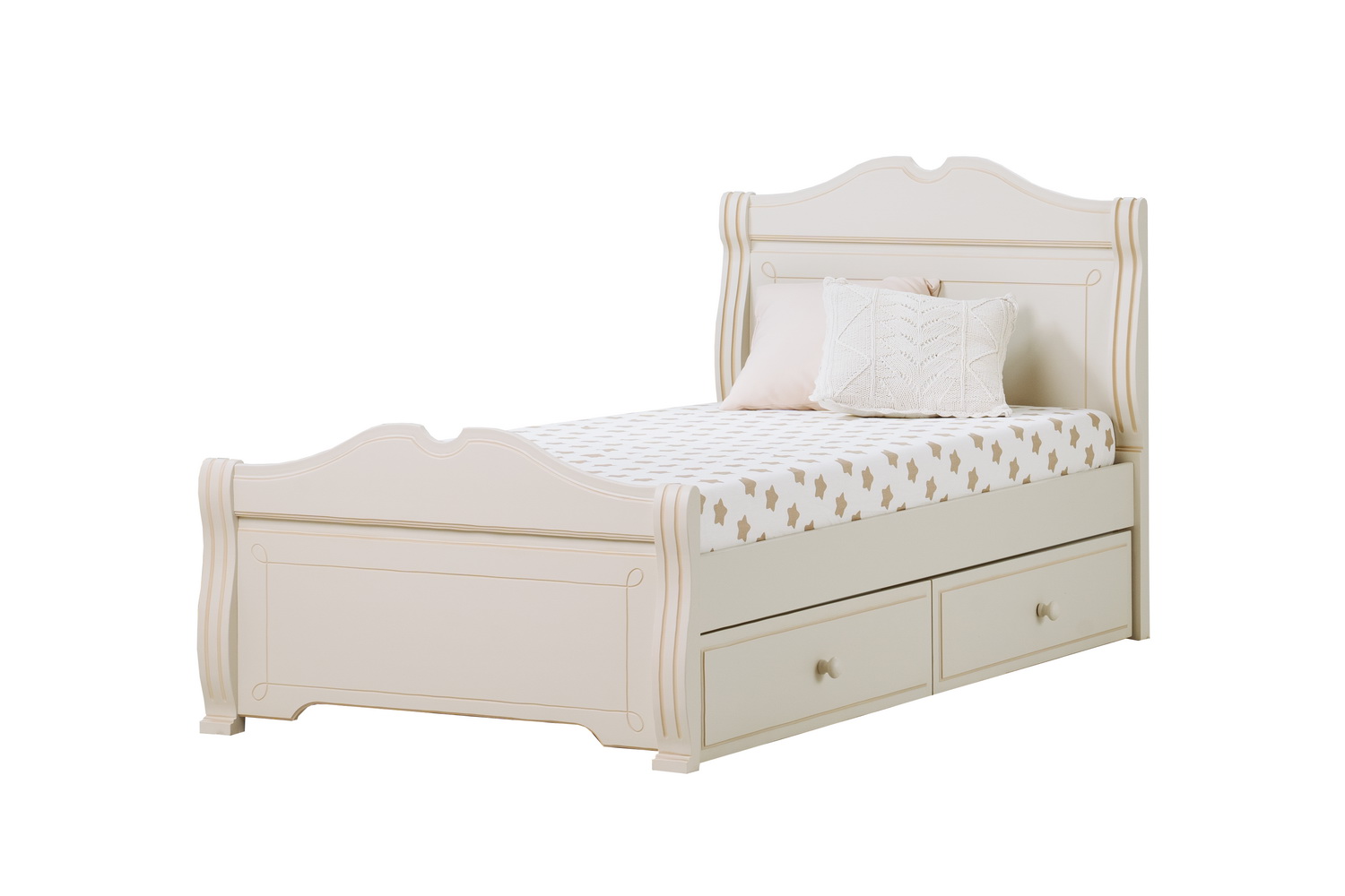 Кровать 2 ящика массив Бетти №28 1400х2000