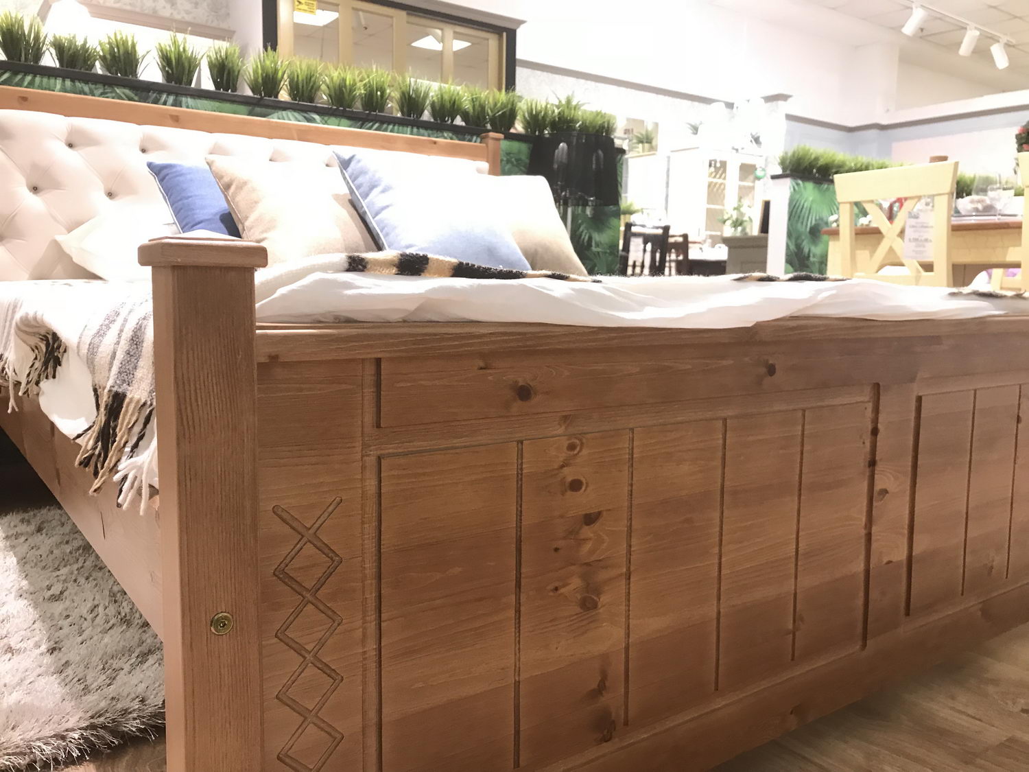 Кровать Дания 1 с мягким изголовьем 1600х2000