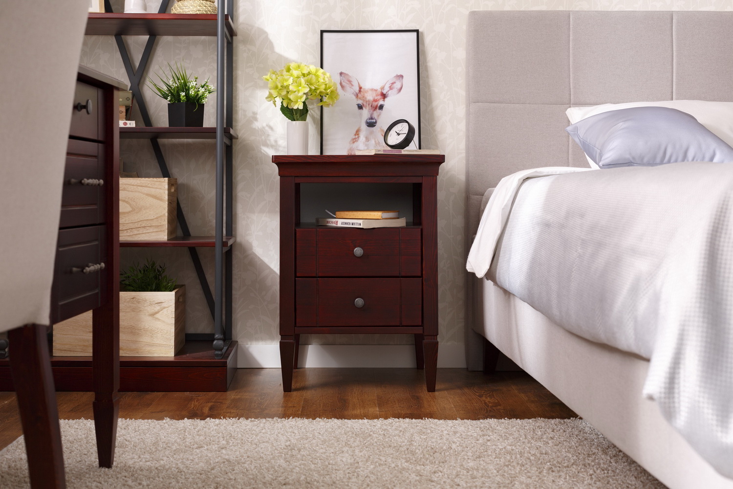 Тумба с 2 ящиками и полкой Дания №5