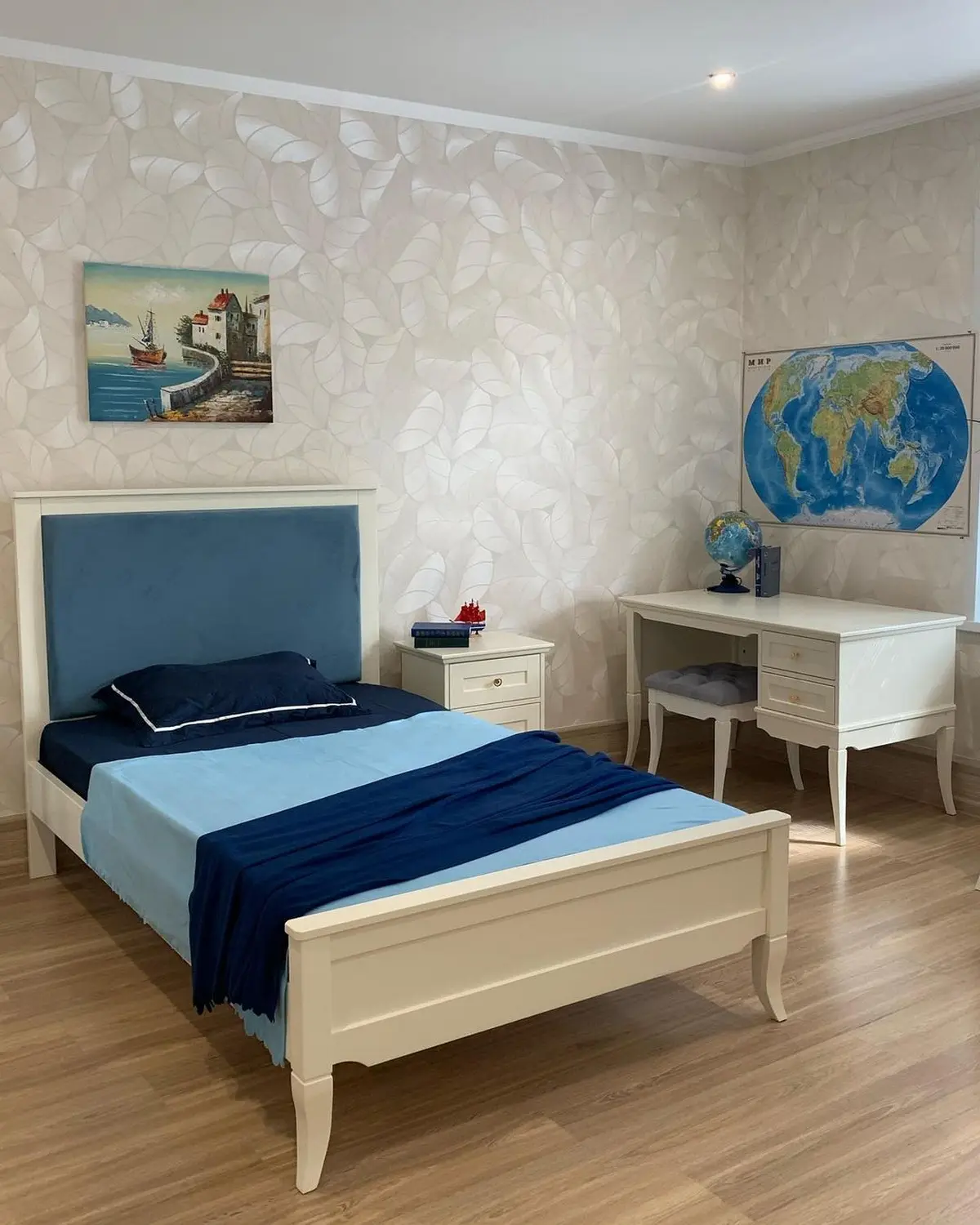 Кровать "Римини" 1400х2000 с мягким изголовьем