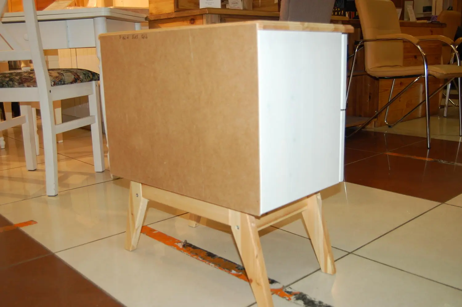 Тумба с 2 ящиками массив сосны детская ТК №6