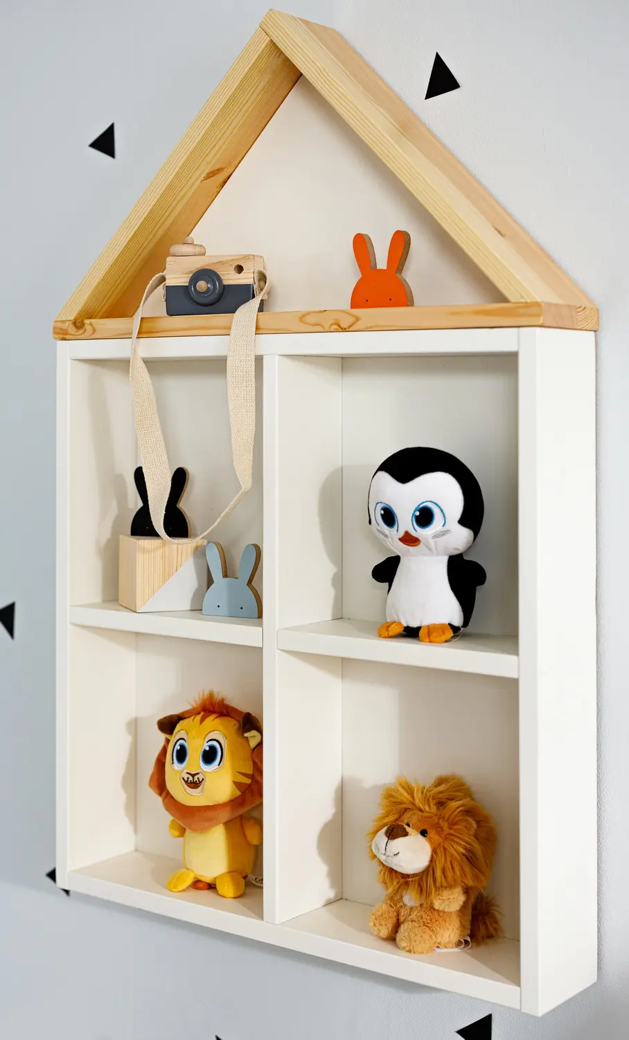 Полка светлая из сосны ТК №2