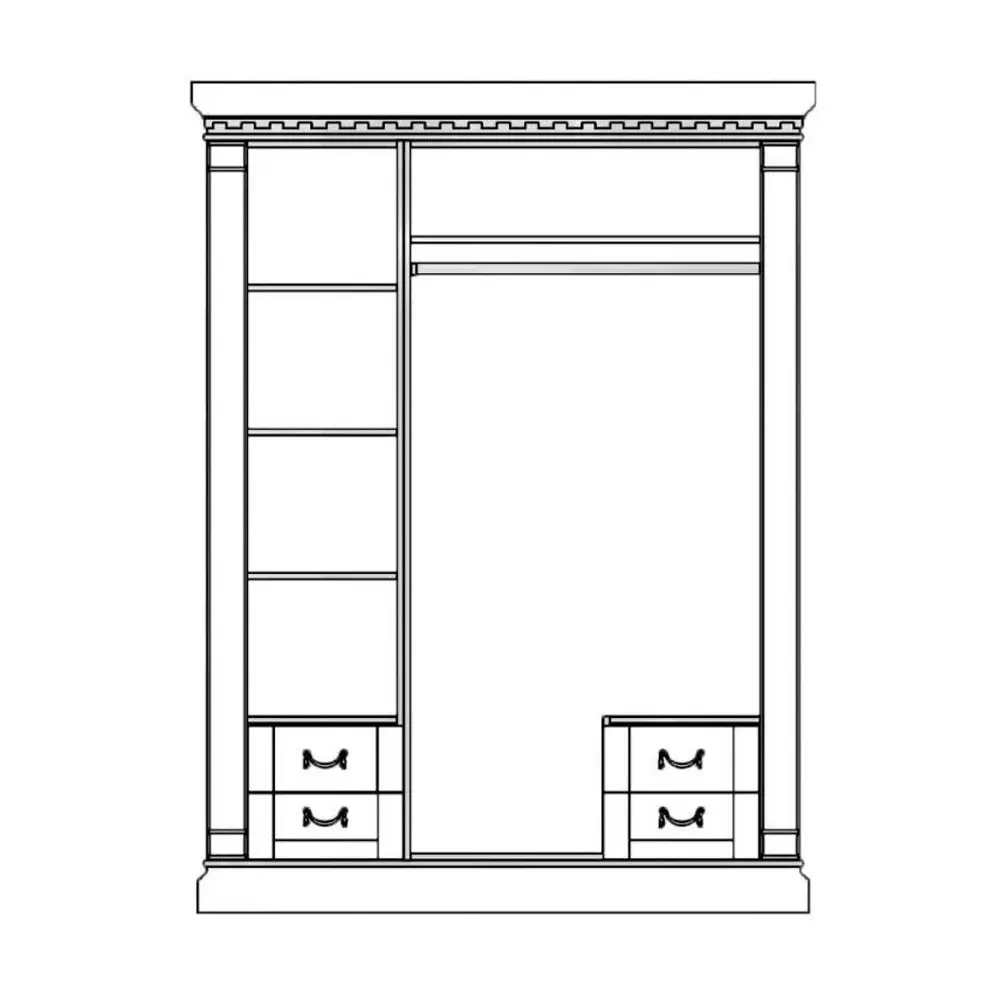 Шкаф 3-х дверный Риека ГМ 5823