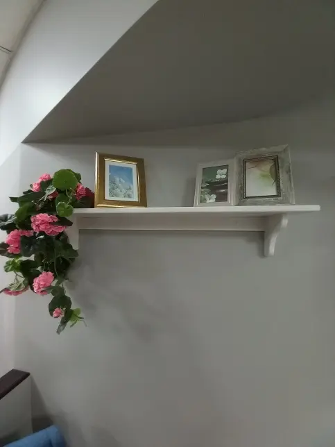 Полка настенная белая Бейли