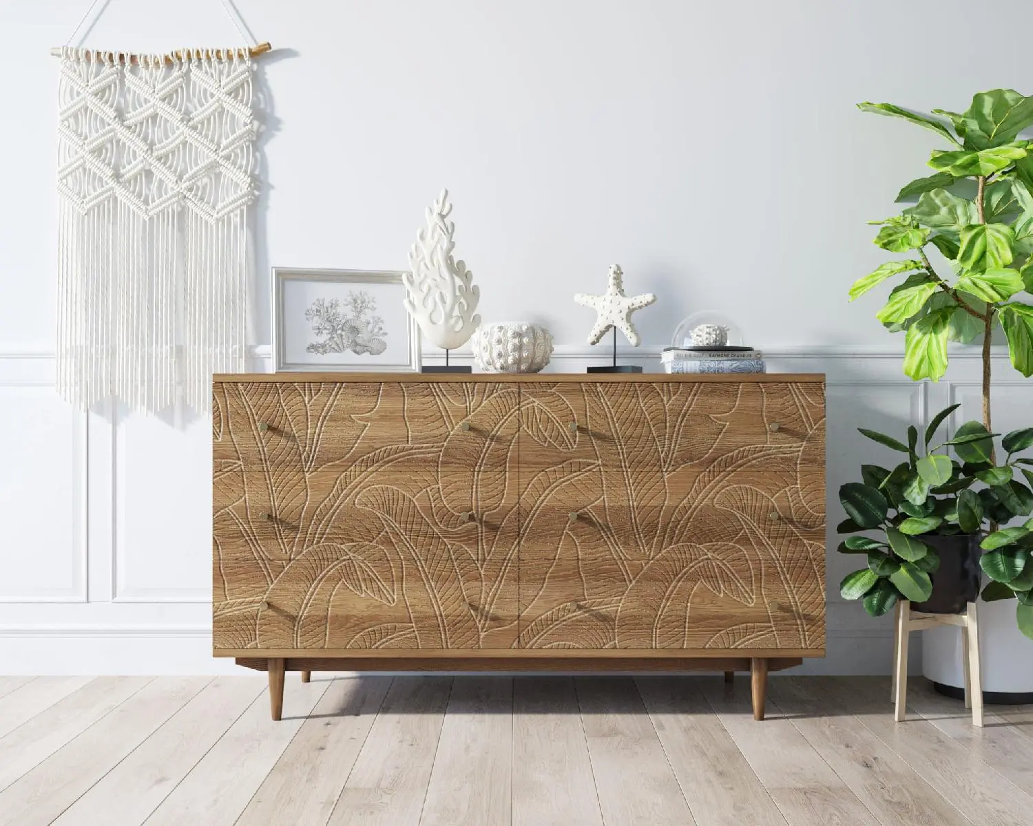 Комод с 6 ящиками мдф "Boho" джангл