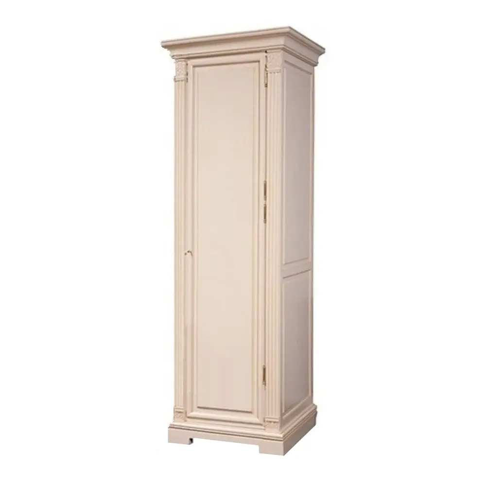   Шкаф массив березы Порто д/одежды ГМ 5921, крем с патиной  