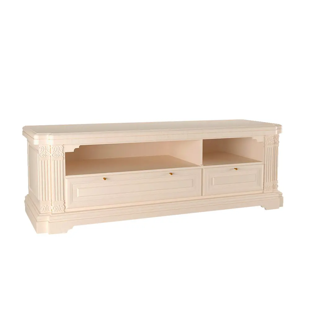 Тумба Порто д/радиоаппаратуры ГМ 5960, крем с патиной