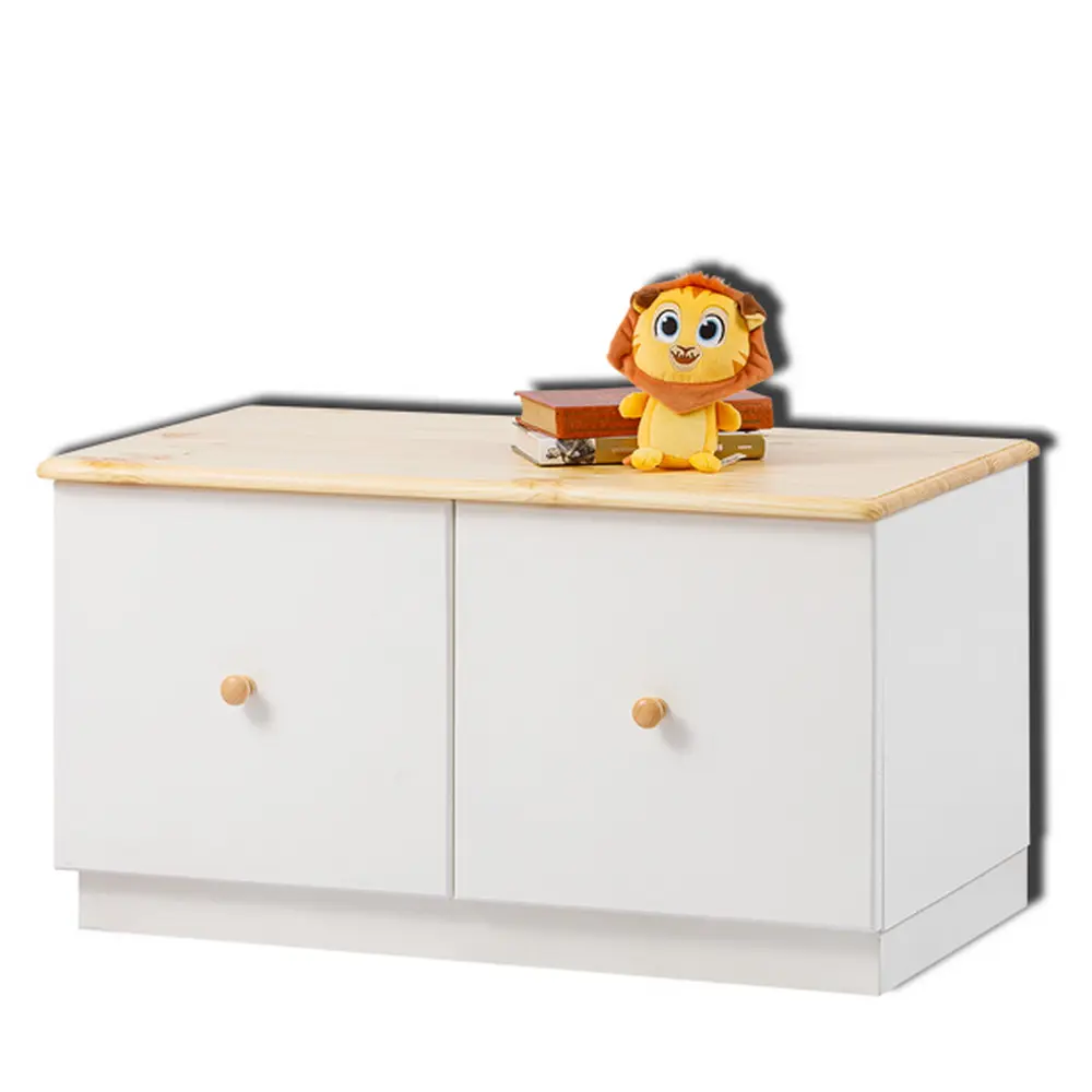 Тумба детская с 2 ящиками массив сосны ТК №7