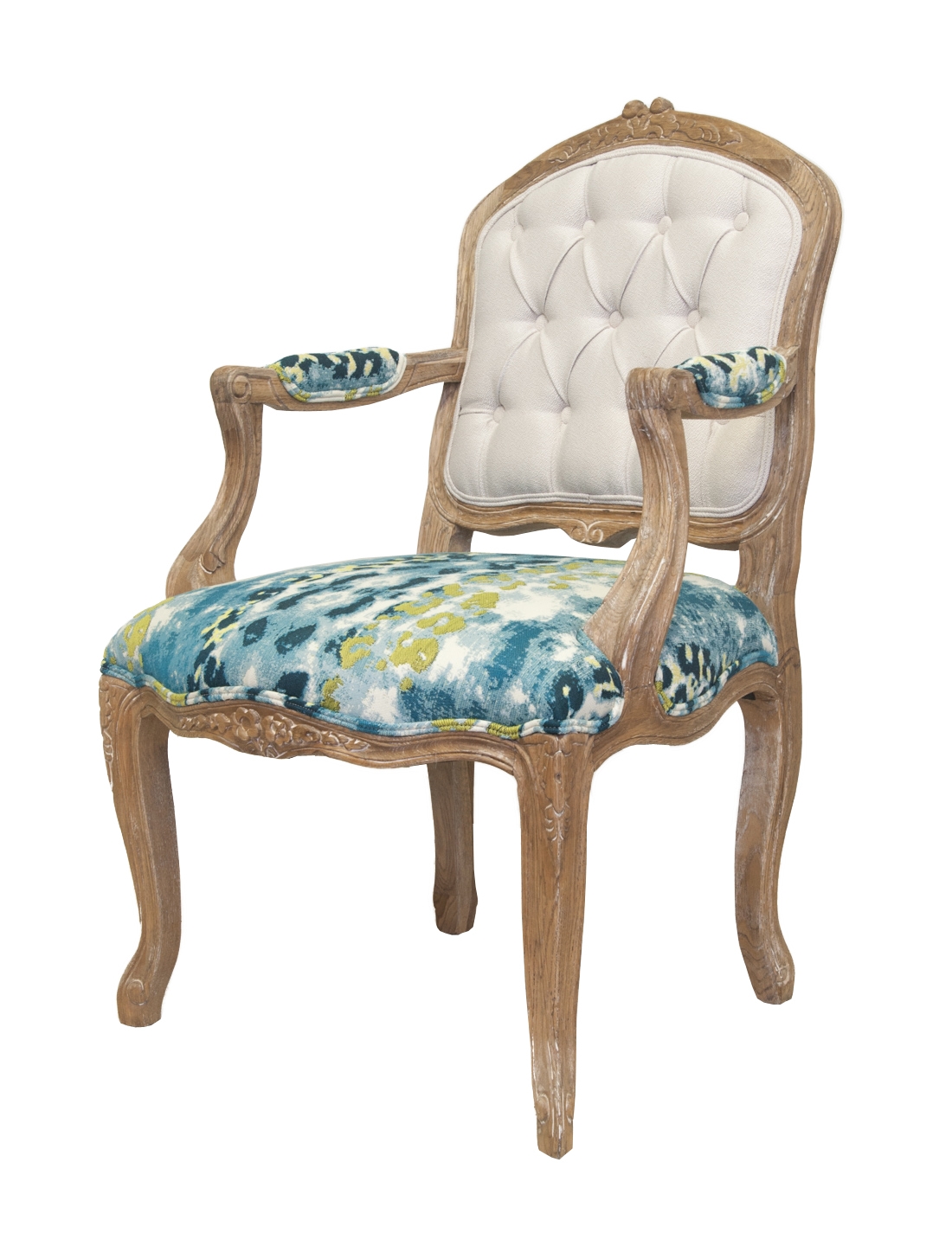 Мягкий стул с подлокотниками Mones