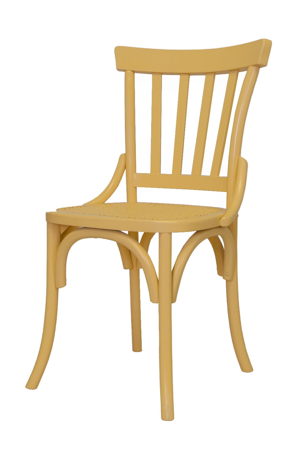 Стул ретро Jax Yellow