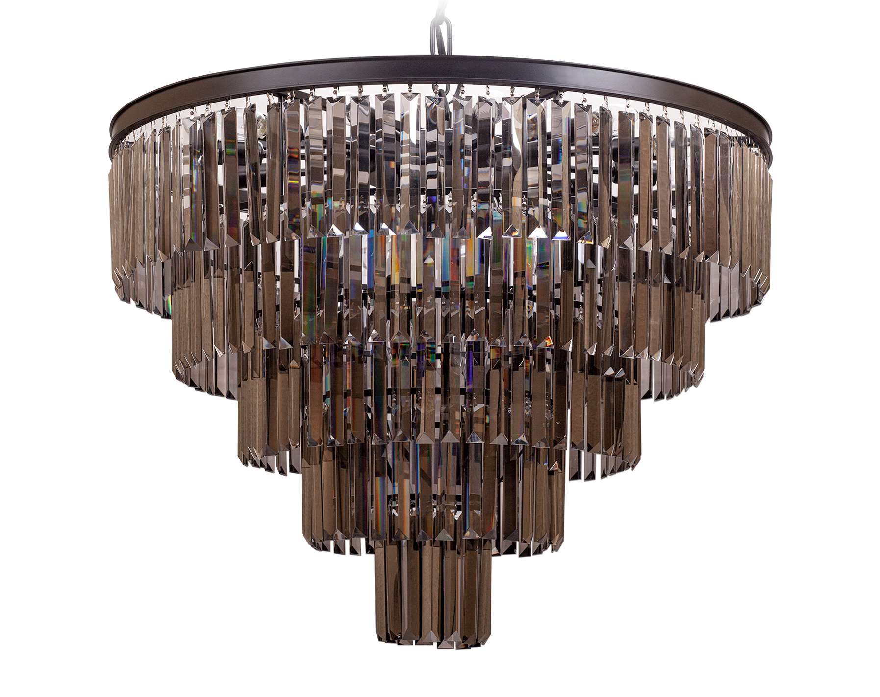 Люстра Odeon 5 Rings Smoke