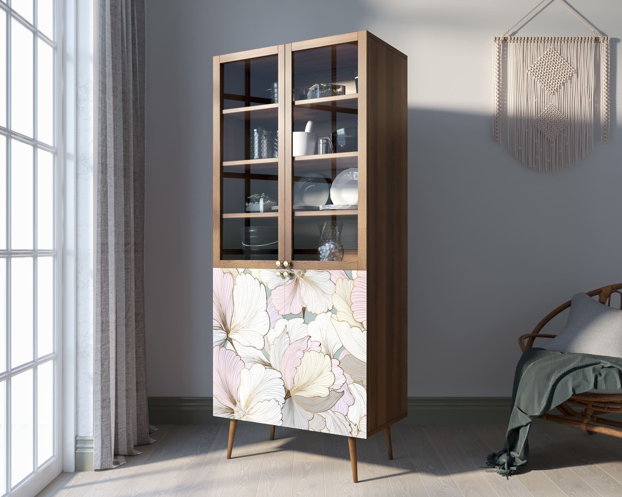 Буфет из дерева "Berber" малый