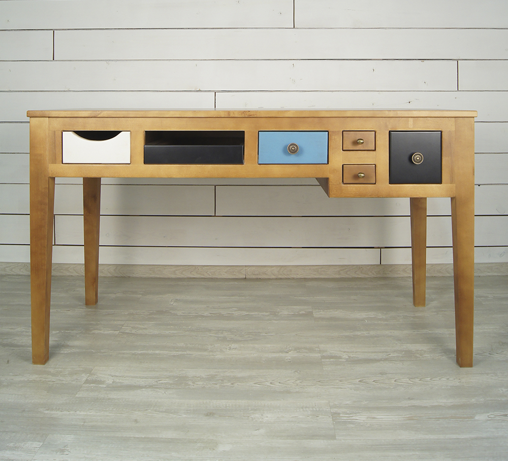 Рабочий стол с 6 ящиками "Aquarelle Birch"