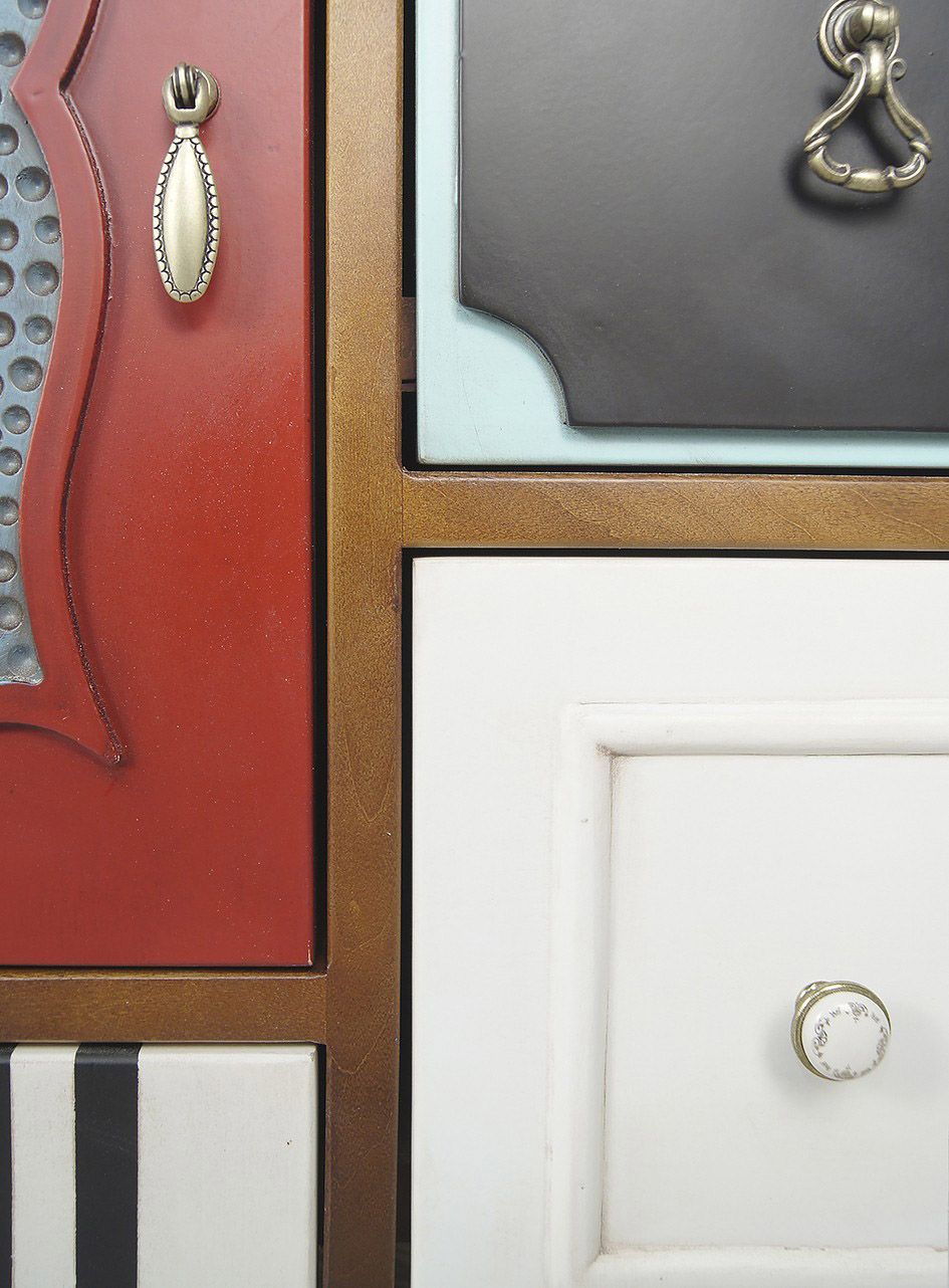 Комод универсальный с ящиками «Gouache Birch» арт M10595ETG/1