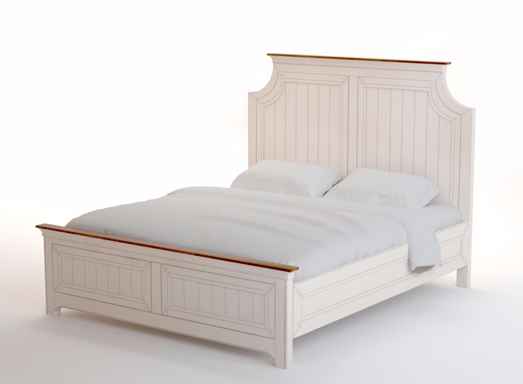 Бежевая кровать двухспальная "Olivia" 1600х2000