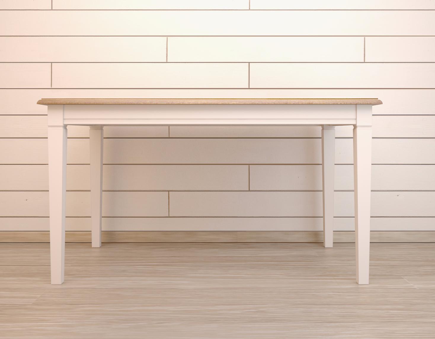 Бежевый обеденный стол дерево "Olivia"