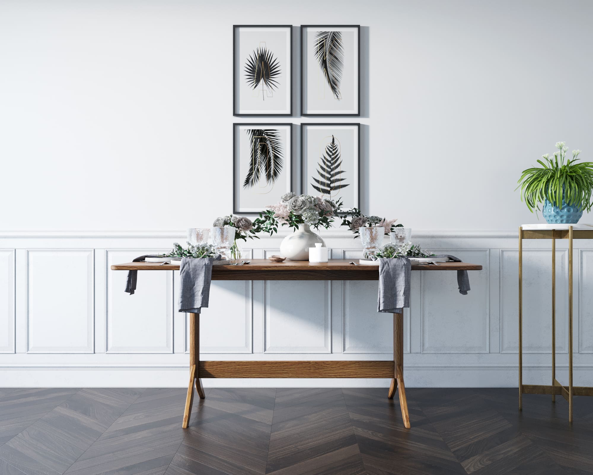 Обеденный стол мдф "Andersen" малый