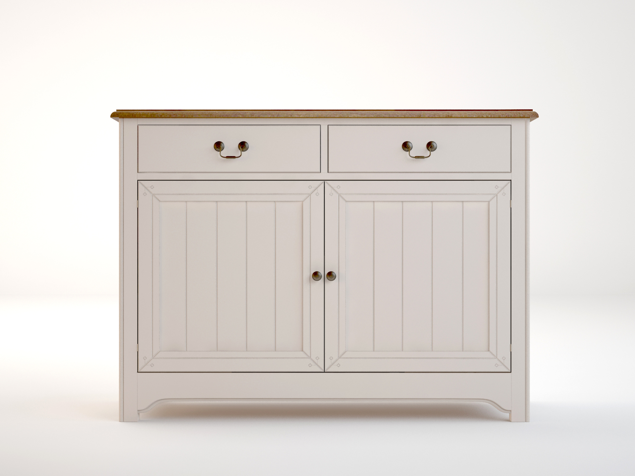 Комод массив дерева Olivia из березы в бежевом цвете