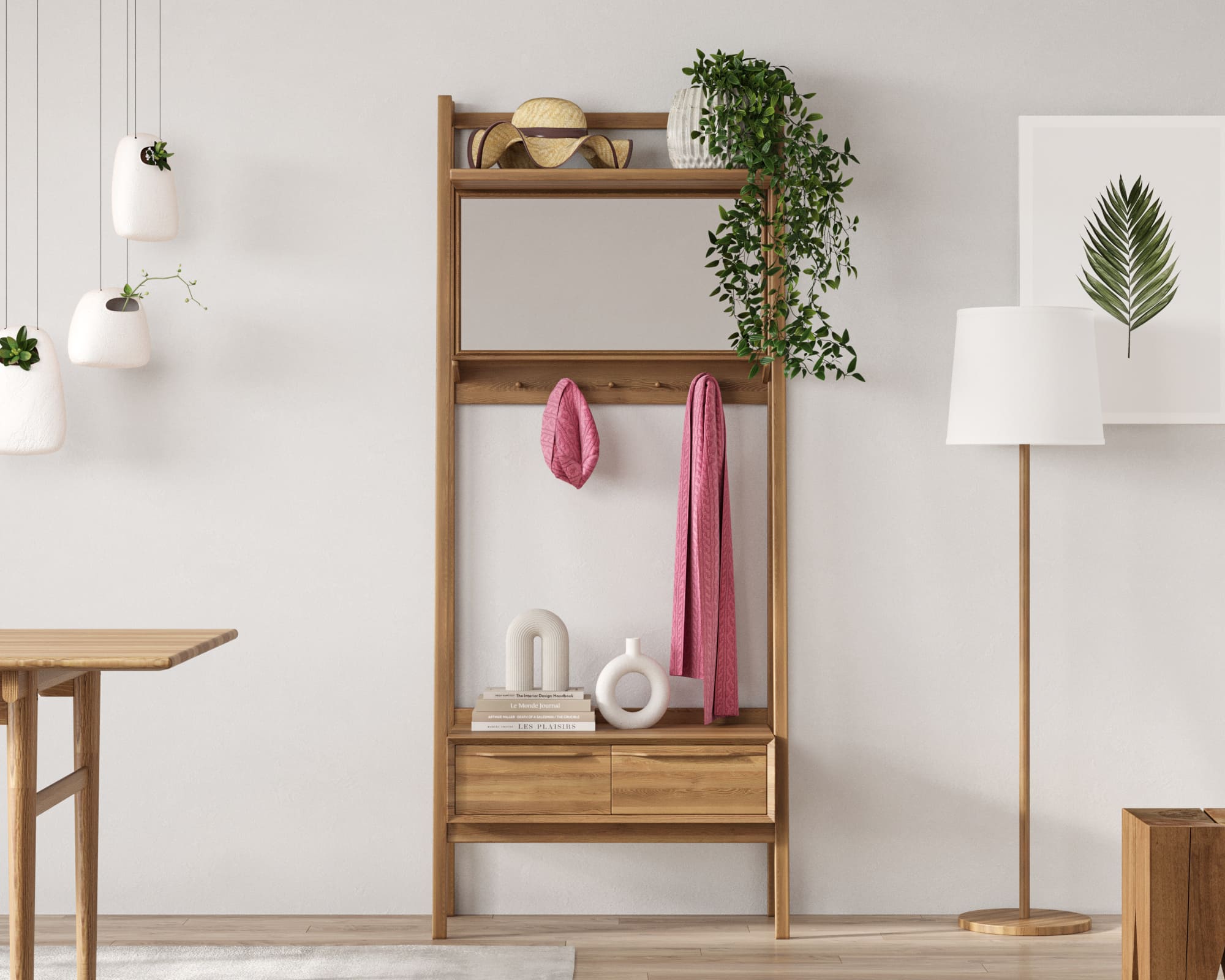 Прихожая из массива дерева "Bruni"