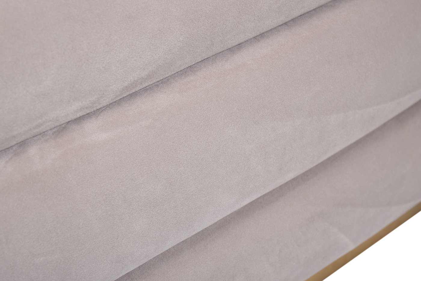 N-BANK-547 SER Банкетка велюр серый 112*42*44см для хранения