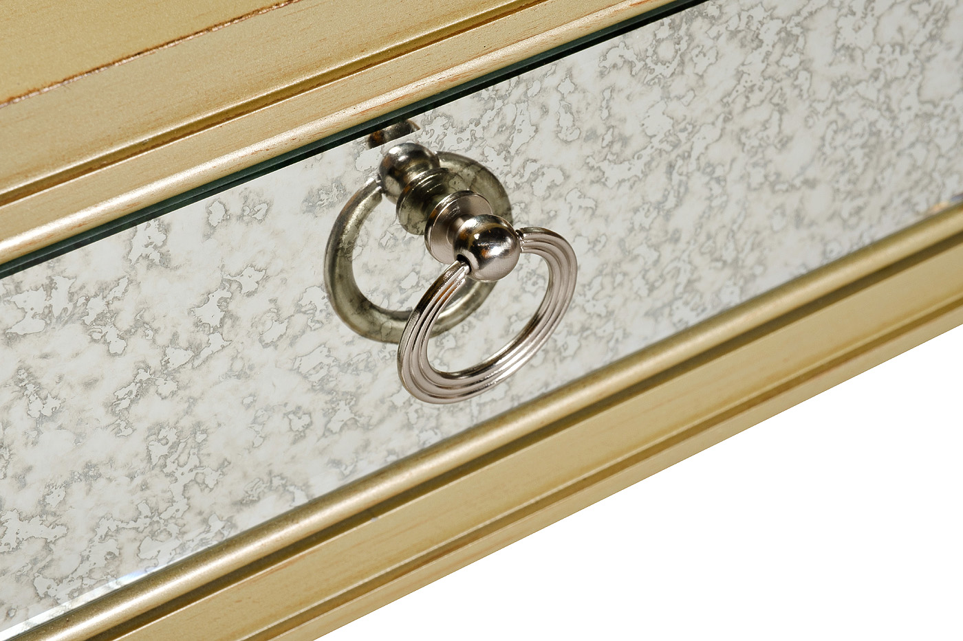 KFG1508 Консоль с зеркальной отделкой, 2 ящика 