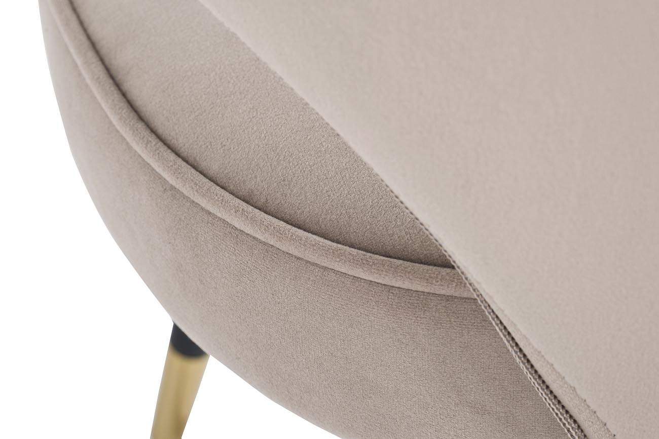 30C-1228F BG Стул велюр серо-бежевый
