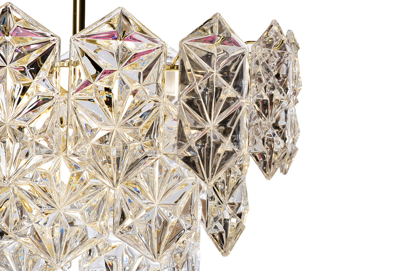 91GH-1009-8 Люстра потолочная TENDER, латунь d.51см h.61см