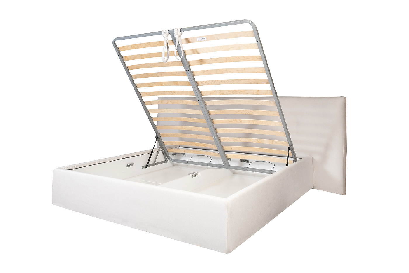 Кровать Como c подъем.мех. шенилл белый  Miss01 