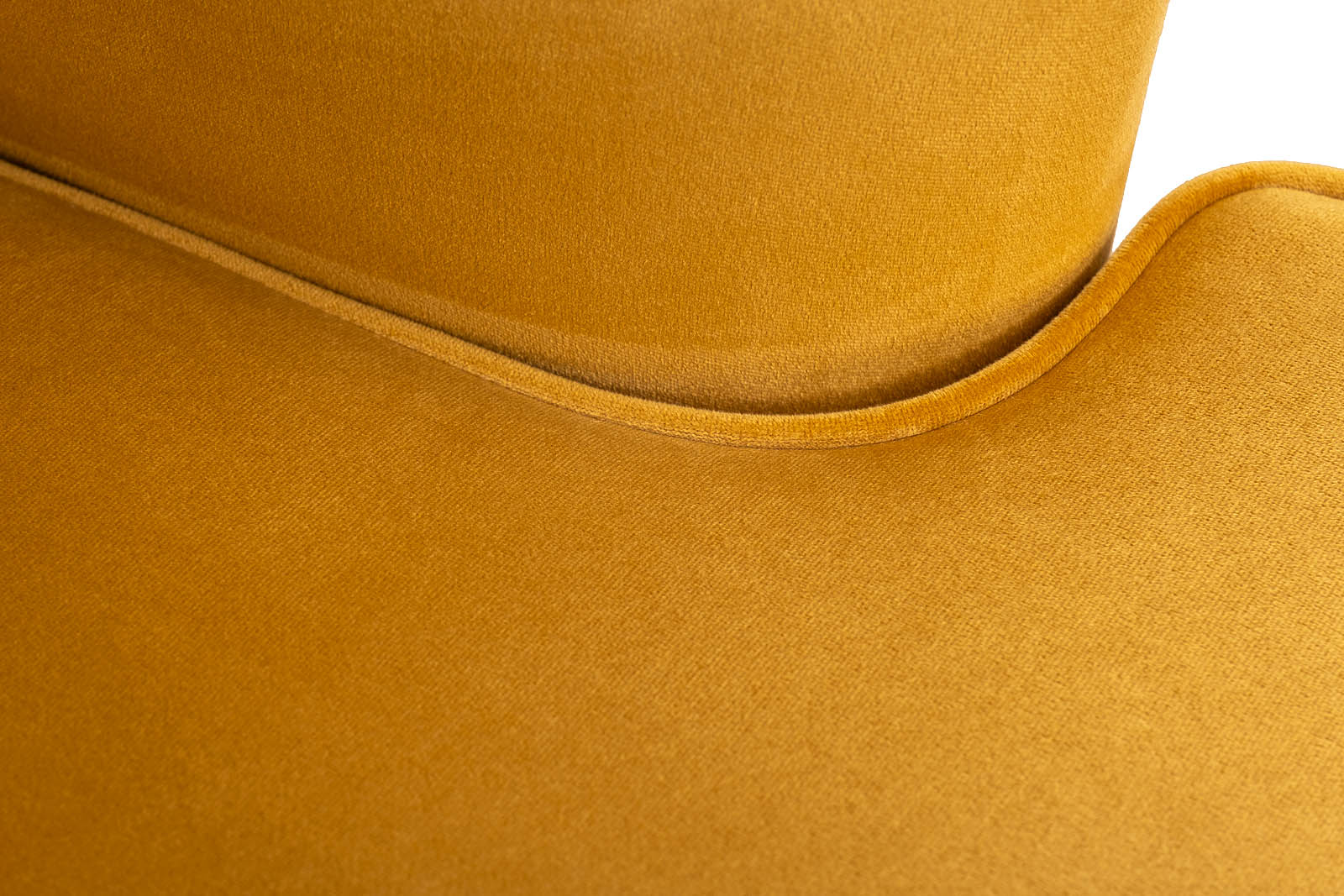 Кресло Rimini велюр горчичный Colton 022-ORANG с подушкой