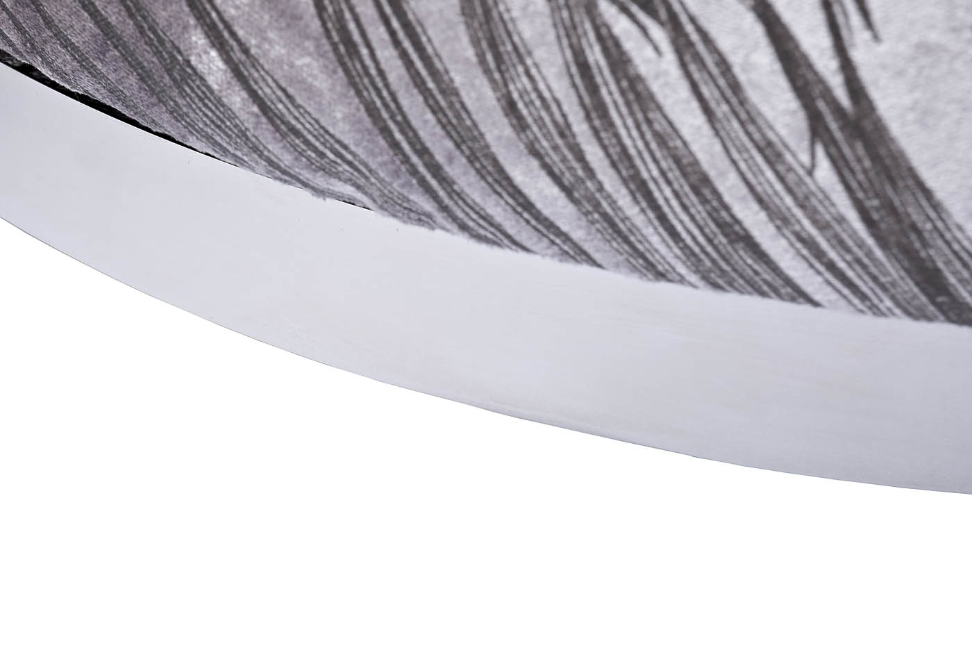 Кресло Verona вращающееся, вельвет, принт листья Valdes110-SER/ хром