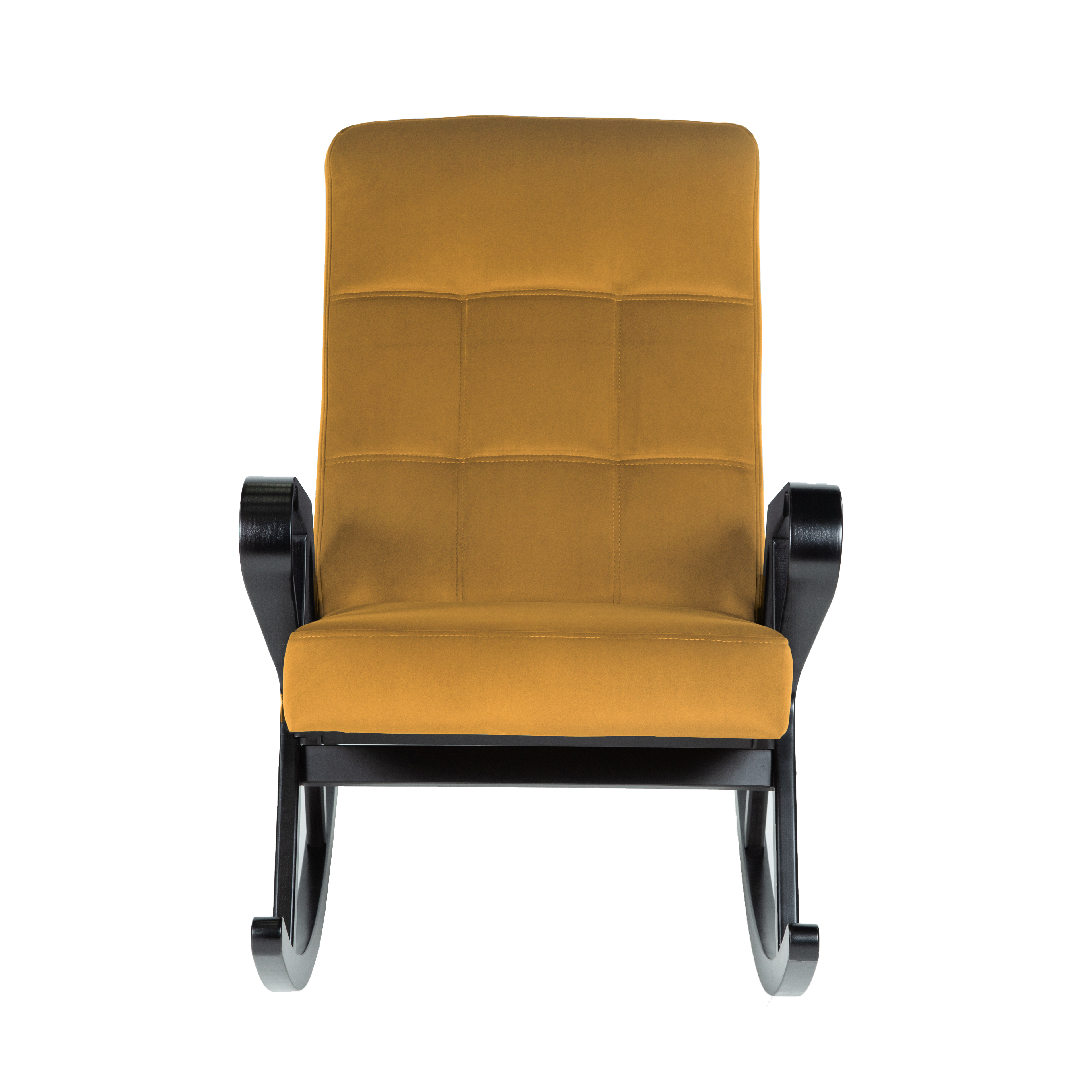 Кресло-качалка  Форетта   фреш 23 охра каркас  Чёрный  