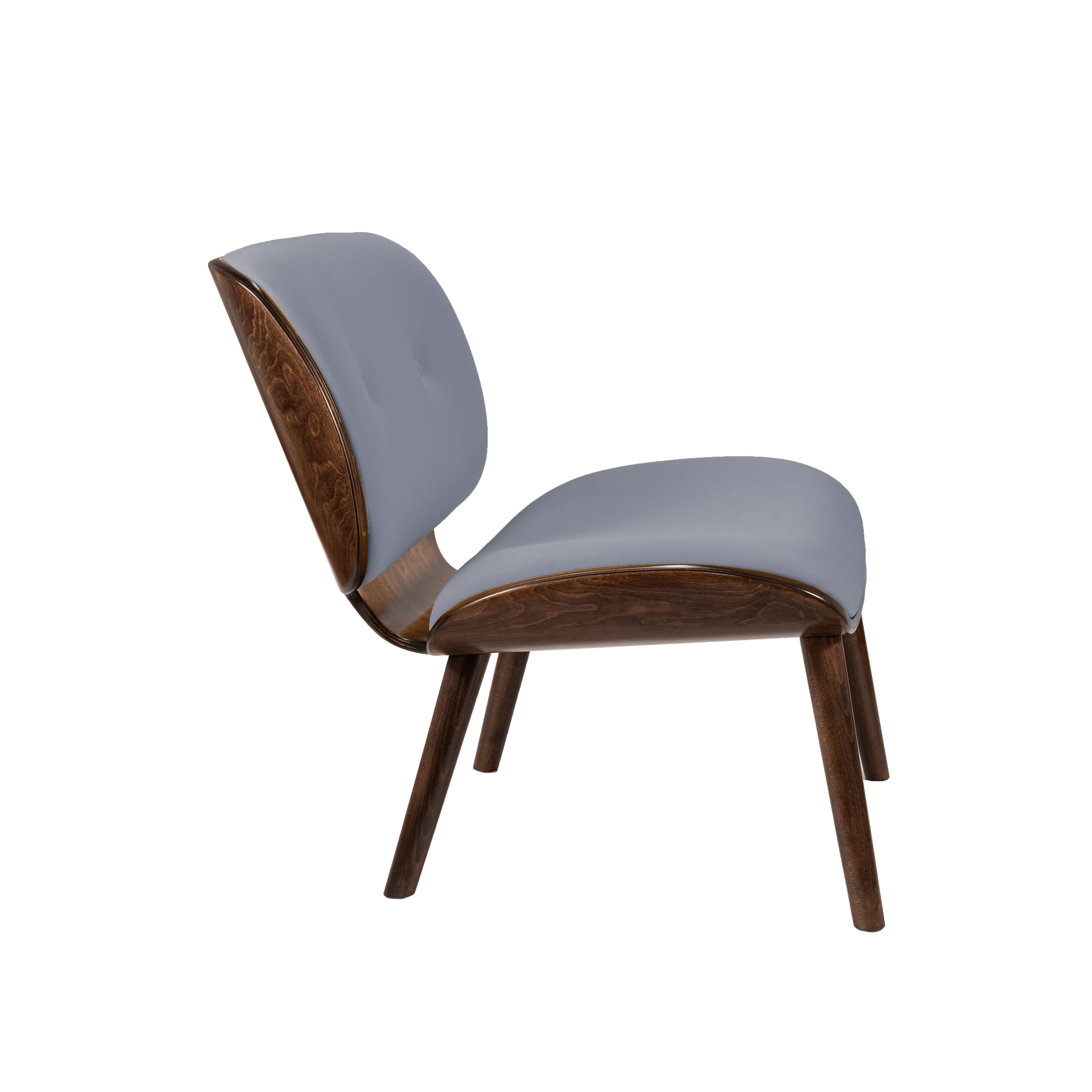 кресло Конда  Фреш 12 светло-серый каркас  Орех