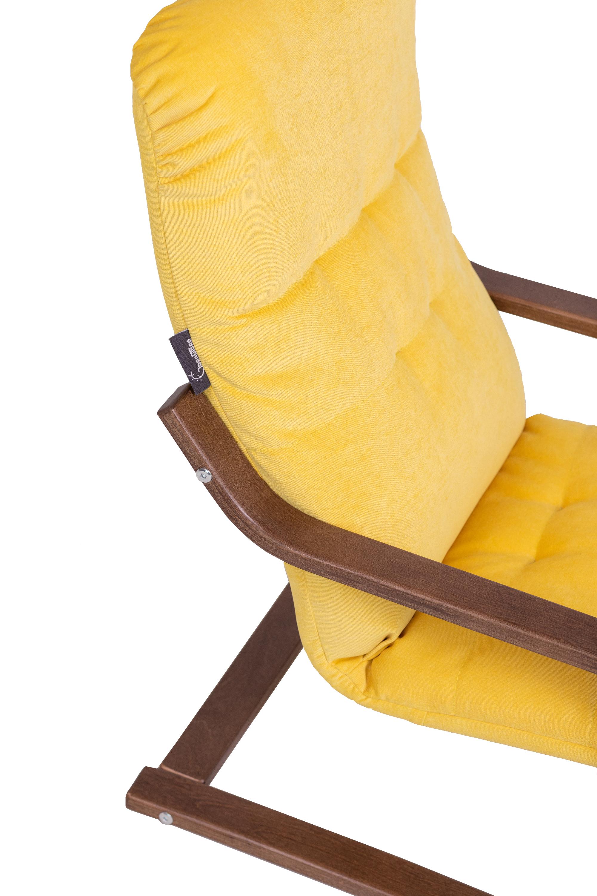 Детское кресло Лайма Kids  Вельвет Люкс 72 - оранжевый каркас  Берёза