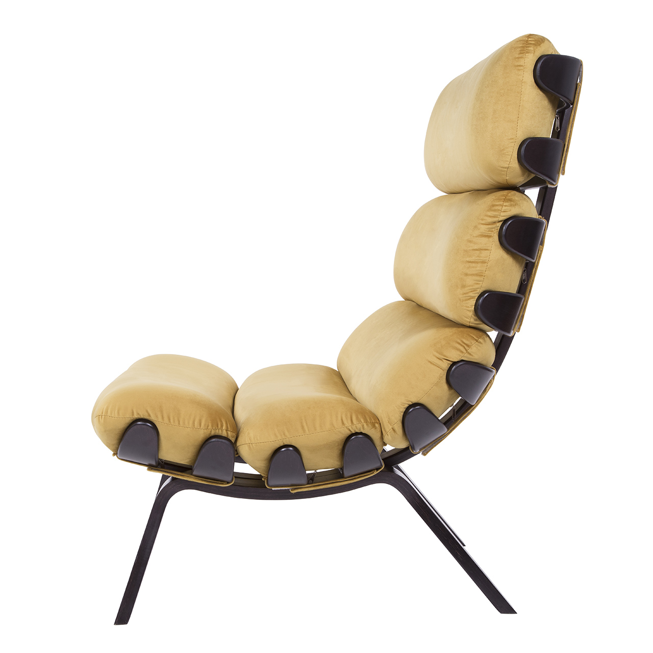 кресло Ессей  Охра каркас  Венге структура