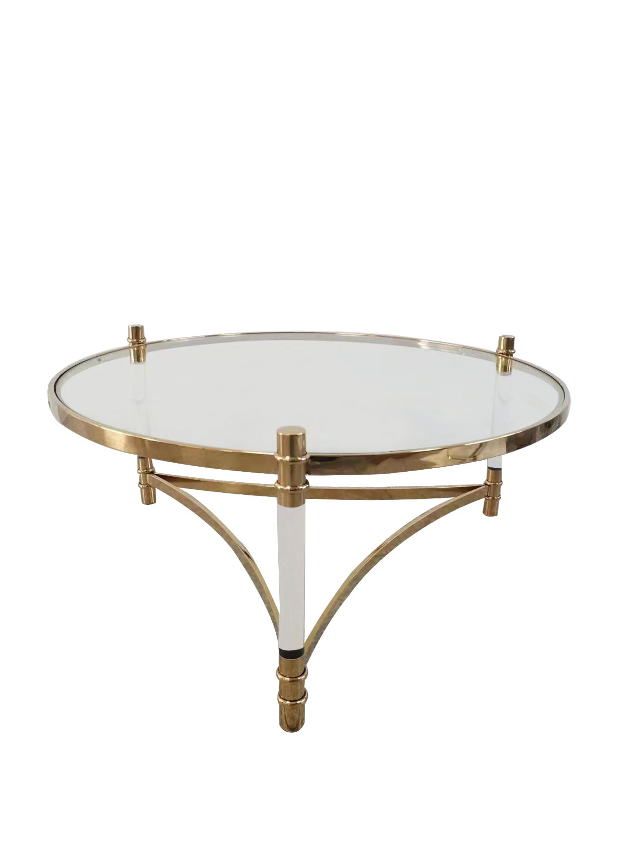 Стол журнальный Экселент   MH1796CT, 104х104х46см, золото