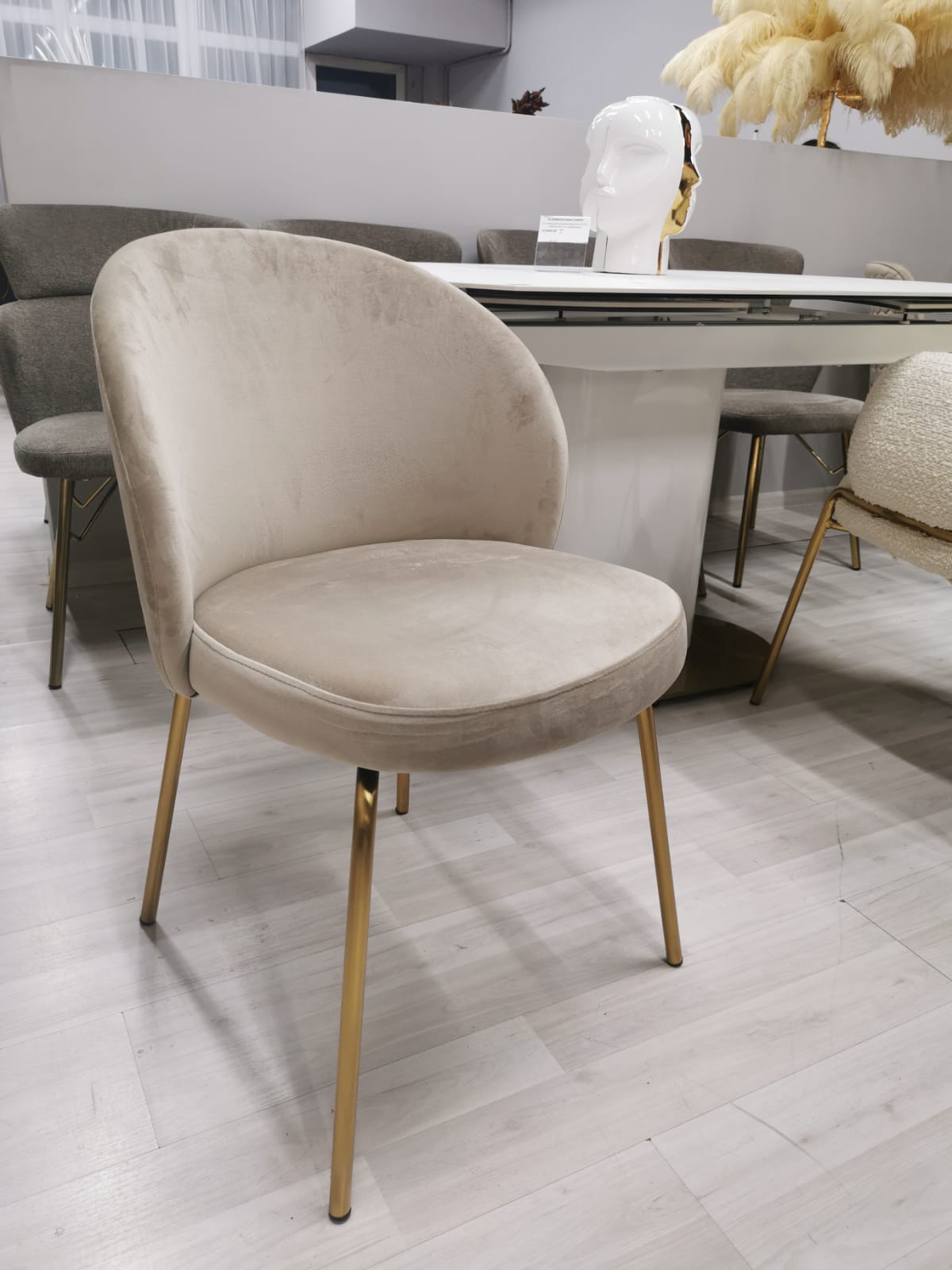 Стул обеденный Грасси DC-2059, бежевый