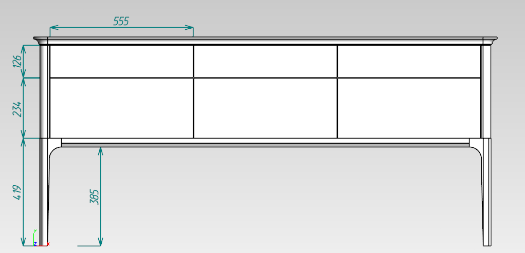 Консоль большая 