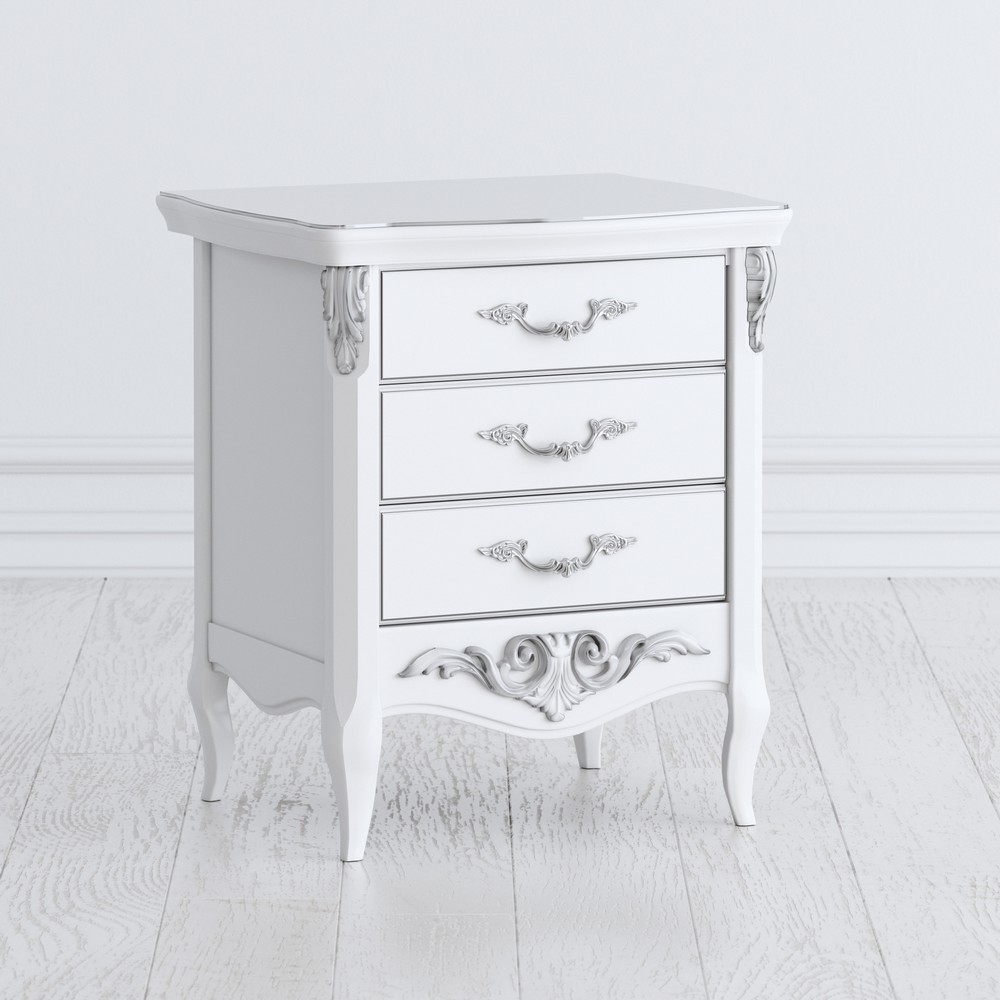 Прикроватная тумба 3 ящика 