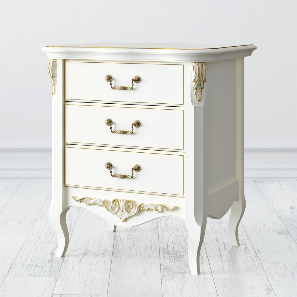 Прикроватная тумба 3 ящика 