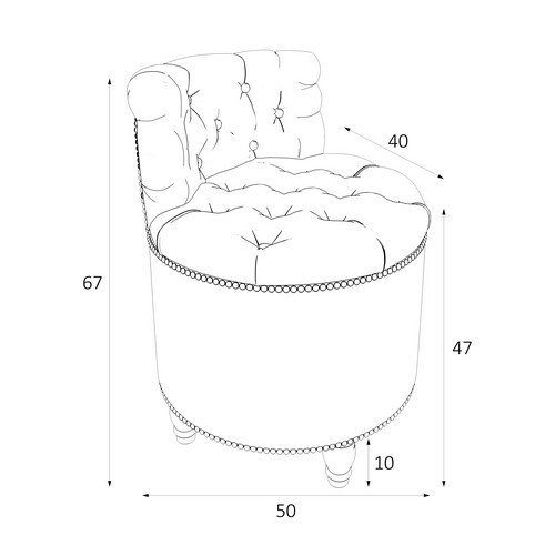 Пуф Большой со спинкой 