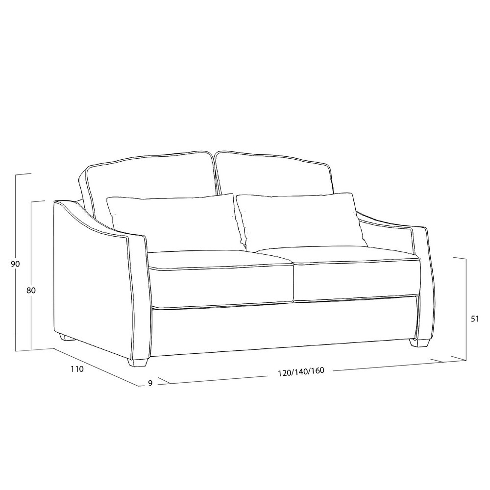 Диван Infante DIf-I-160-K03-KaB03-E30