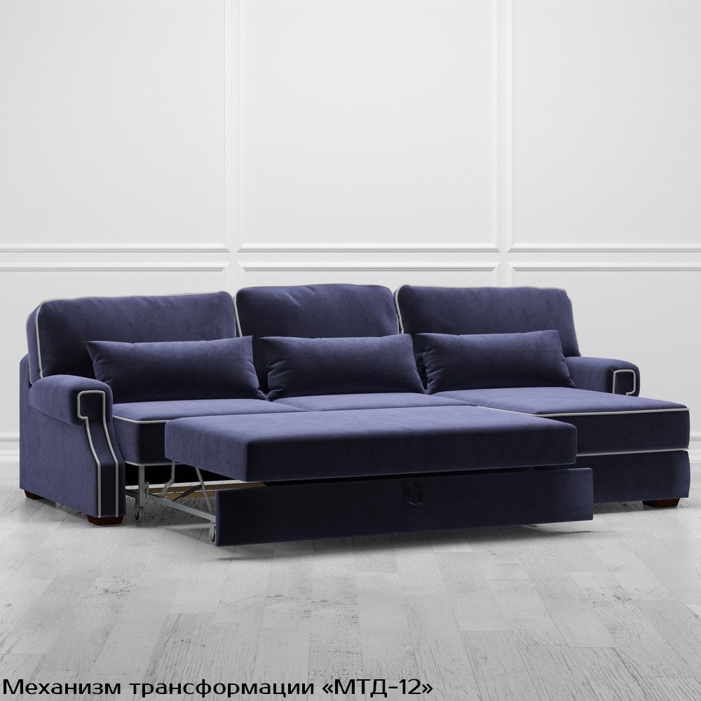 Диван Quadra L (с механизмом) DQL-TR-180-K03-Ka-B18