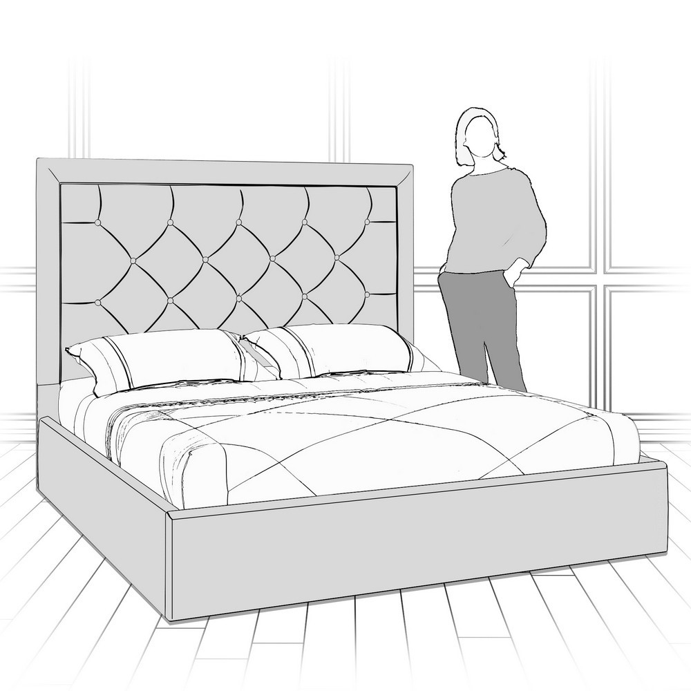 Кровать с подъемным механизмом K20-1600-B10