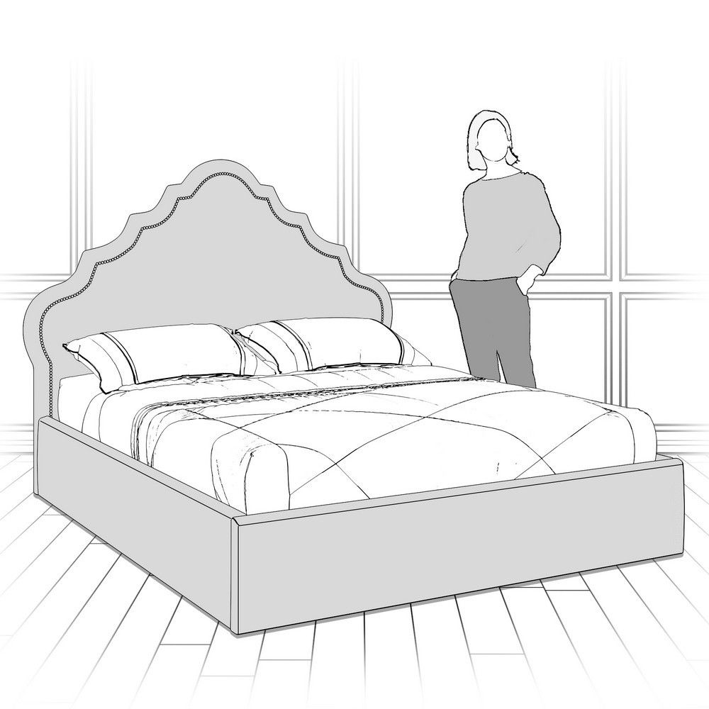 Кровать с подъемным механизмом K08-1400-G-B14