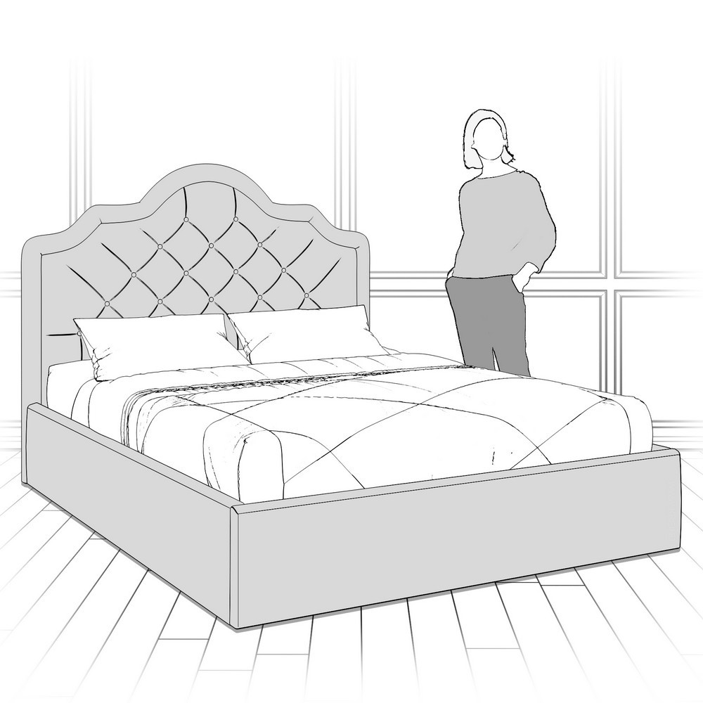 Кровать с подъемным механизмом K05Y-1800-B12